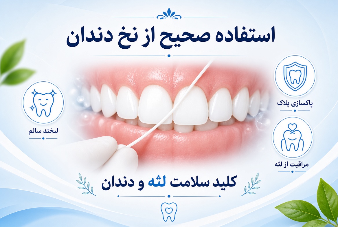 نخ دندان؛ سپری نامرئی برای سلامت دهان و دندان